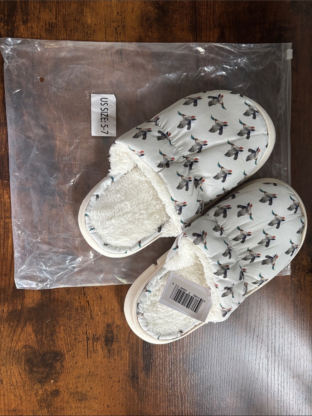 Women’s Mallard Duck Slippers NWT Size 5-7